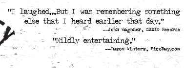 I laughed...But I was remembering something else that I heard earlier that day. John Wagoner. Mildly entertaining. Jason Winters.